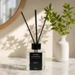 Premium Αρωματικό Χώρου (Diffuser) σε Τετράγωνο Γυαλί - Whiskey Caramel (100ml) - Image 5