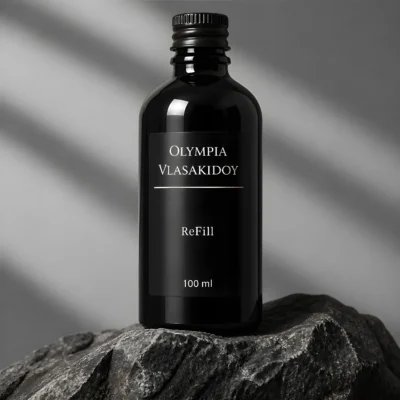 Κοντινή λήψη του refill Arabian Night 100ml σε σκούρο φόντο