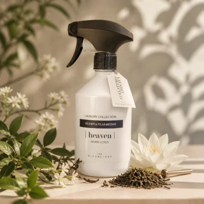 Αρωματικό σπρέι υφασμάτων White Lotus 500ml, σειρά Heaven - The Olphactory, byOlympia