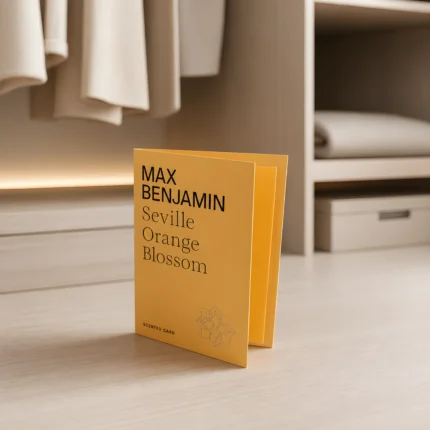 Αρωματική κάρτα Max Benjamin Seville Orange Blossom όρθια σε ντουλάπα