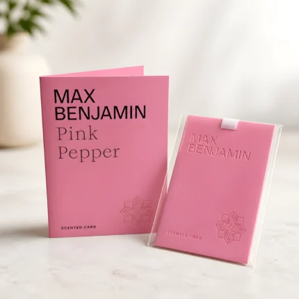 Αρωματική κάρτα Pink Pepper Max Benjamin με τη συσκευασία της